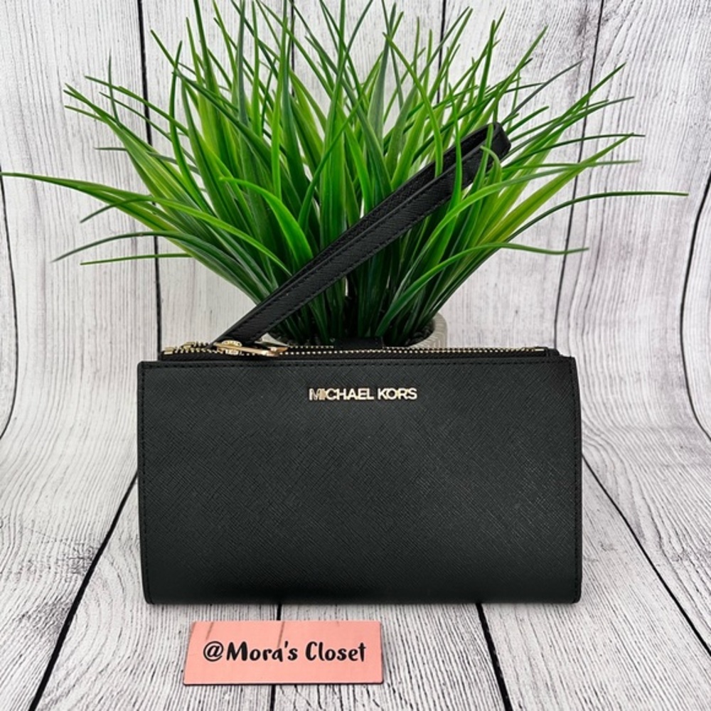 Michael Kors Double Zip Wristlet Wallet